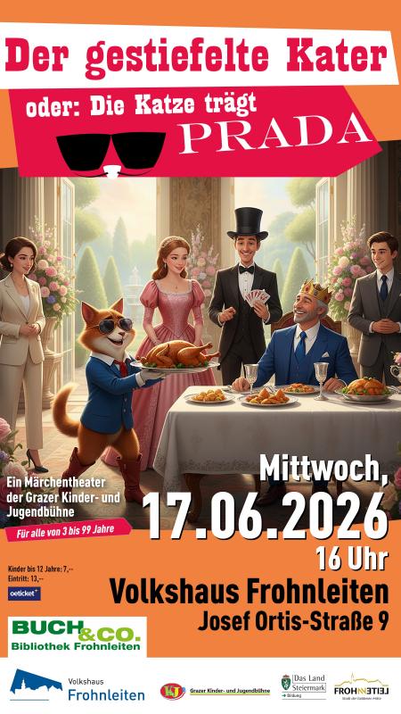 Plakat: Der gestiefelte Kater oder Die Katze trägt Prada