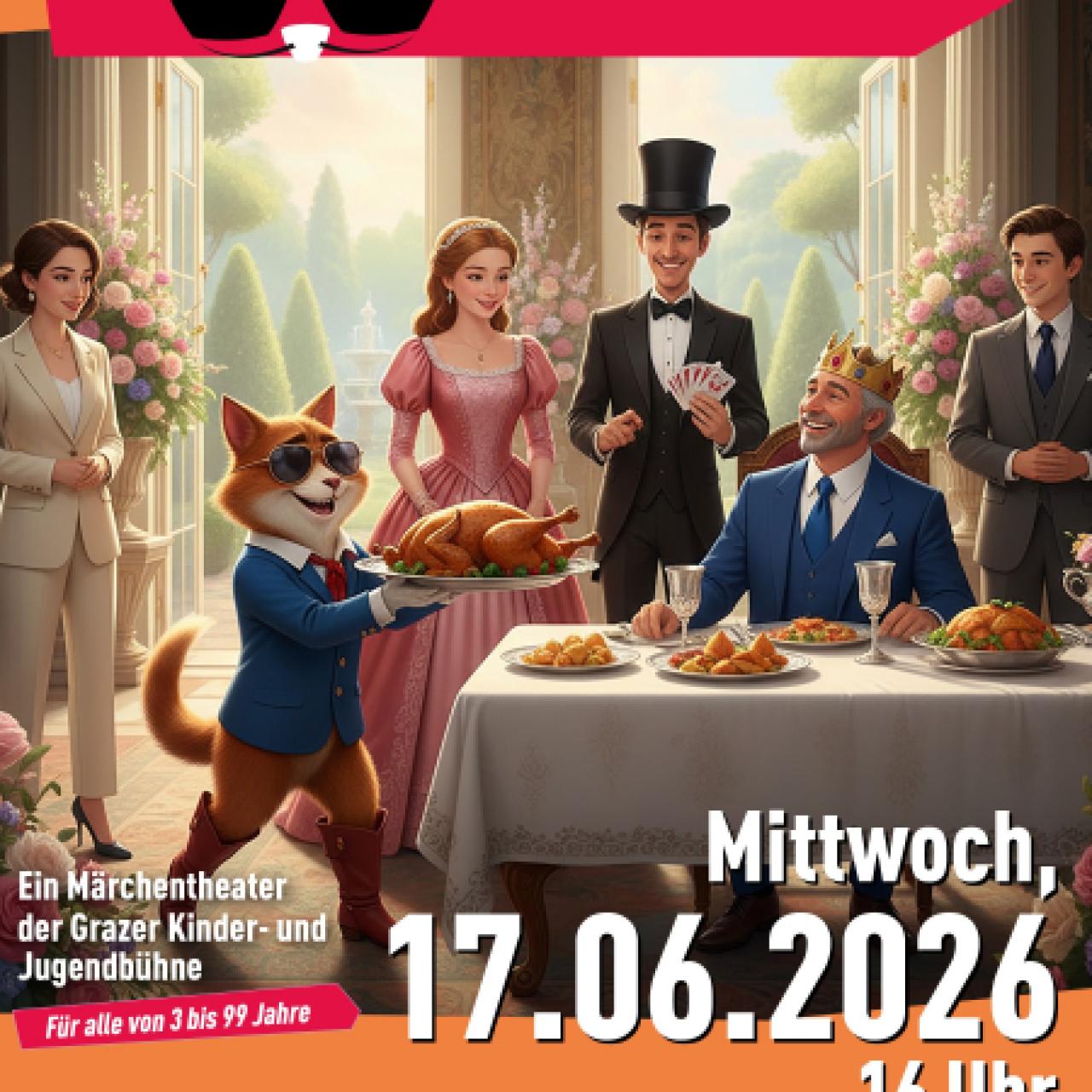 Plakat: Der gestiefelte Kater oder Die Katze trägt Prada
